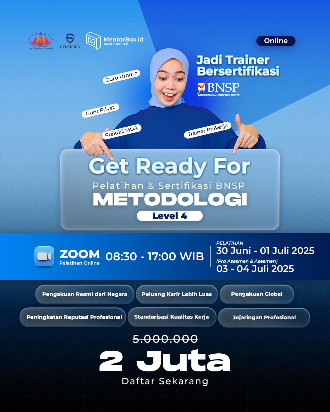 Pelatihan dan Sertifikasi Metodologi Level 4